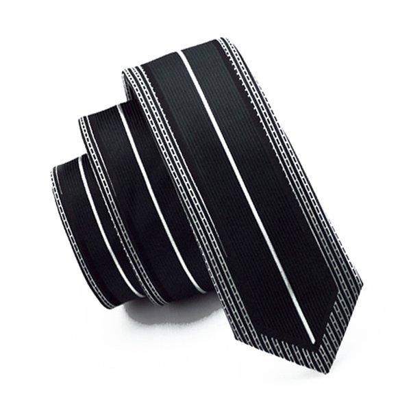 Framed Occasional / Business / Casual Slim Necktie - 5.5cm - Image 3
