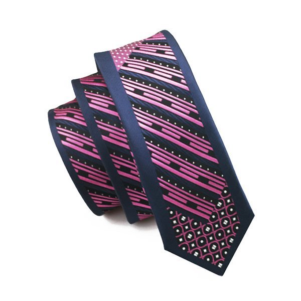 Framed Occasional / Business / Casual Slim Necktie - 5.5cm - Image 2