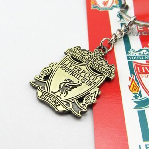 Bronzed Metal Football Team Badge Keychain - Image 7