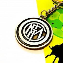 Bronzed Metal Football Team Badge Keychain - Image 9