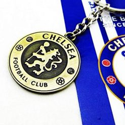 Bronzed Metal Football Team Badge Keychain - Image 5