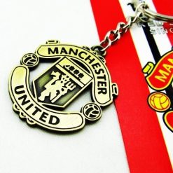 Bronzed Metal Football Team Badge Keychain - Image 4