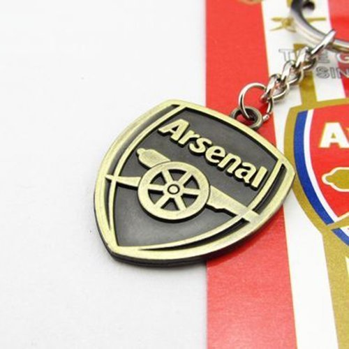 Bronzed Metal Football Team Badge Keychain - Image 8