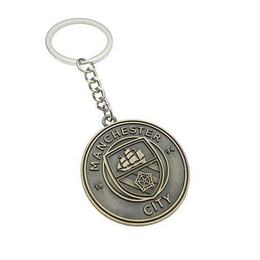 Bronzed Metal Football Team Badge Keychain - Image 11