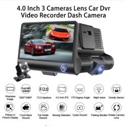 Triple Camera Lens HD Dash Cam / Car DVR 4.0" Display / 1080P 170° Wide Angle Night Vision - Image 2