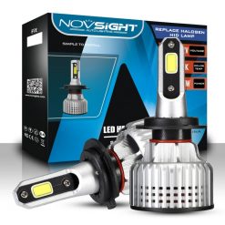 NOVSIGHT LED Headlight Bulb – 6500K Cool White (Pack of 2)