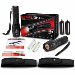 GearLight S1000 Tactical LED Flashlight - 2 Pack - Image 2