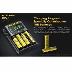 Nitecore UM4 USB Universal 4-Port Smart Charger for Li-Ion/Ni-MH/Ni-Cd/IMR 26650 22650 21700 20700 18650 18490 18350 17670 17500 17335 16340 RCR123 14500 10440 AA AAA AAAA - Image 3