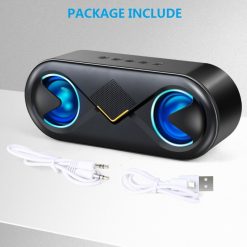S6 HiFi Super Bass Bluetooth 5.0 Speaker with TF, AUX & USB Inputs - Image 10