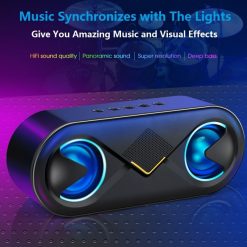 S6 HiFi Super Bass Bluetooth 5.0 Speaker with TF, AUX & USB Inputs - Image 2