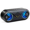 S6 HiFi Super Bass Bluetooth 5.0 Speaker with TF, AUX & USB Inputs