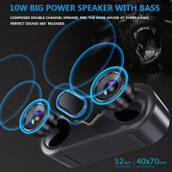 S6 HiFi Super Bass Bluetooth 5.0 Speaker with TF, AUX & USB Inputs - Image 5