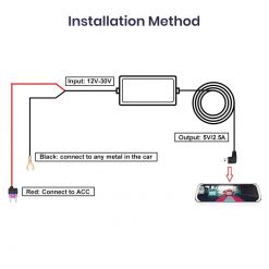 24HR Car DVR Dash Cam Parking Monitor Line - Image 4