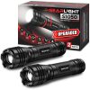 GearLight S1050 Tactical LED Flashlight - 2 Pack