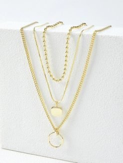 Zaria 3pc Round Necklace