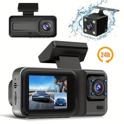 3 Channel HD Dash Cam / Car DVR 1080P 170° Wide Angle Night Vision