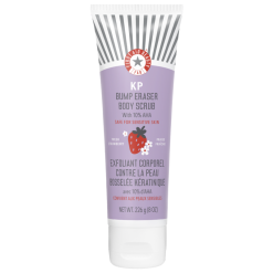 First Aid Beauty  KP Bump Eraser Body Scrub with 10% AHA –  Fresh Strawberry