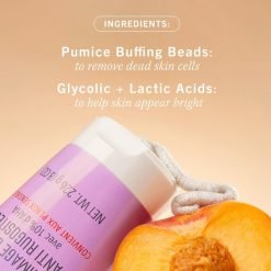 First Aid Beauty KP Bump Eraser Body Scrub with 10% AHA – Fresh Peach - Image 4