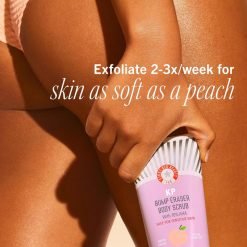 First Aid Beauty KP Bump Eraser Body Scrub with 10% AHA – Fresh Peach - Image 3