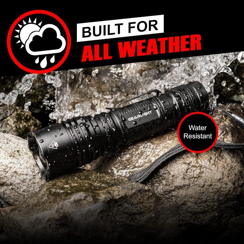 GearLight TAC LED Flashlight - 2 Pack - Image 7