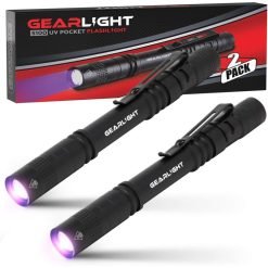GearLight UV Black Light Flashlight S100 - 2 Pack