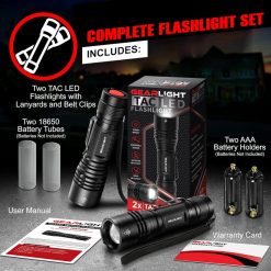 GearLight TAC LED Flashlight - 2 Pack - Image 4