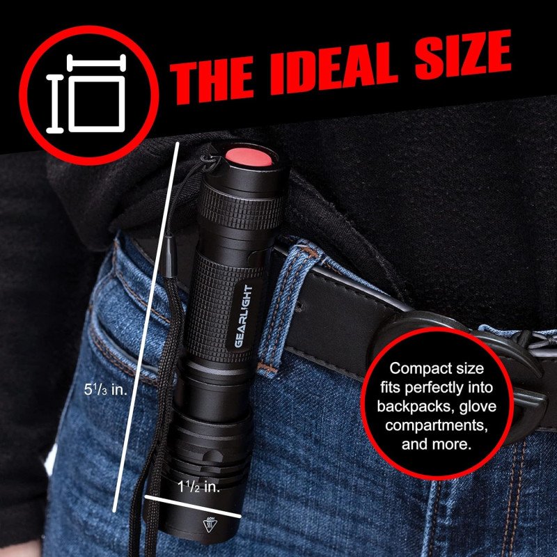 GearLight TAC LED Flashlight - 2 Pack - Image 8