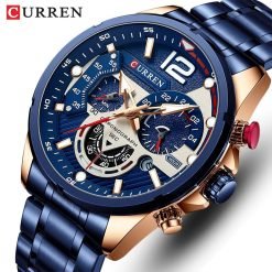 Curren 8395 Stainless Steel Men's Quartz Watch - Image 2