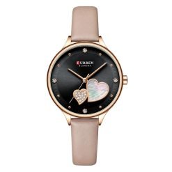 Curren Blache 9077 Leather Band Women's Quartz Watch