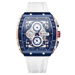 Curren Chronograph 8442 Silicone Band Men's Quartz Watch