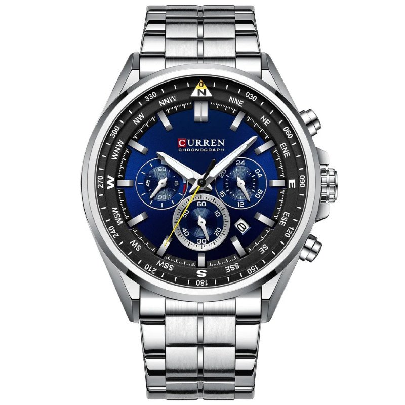 Curren 8399 Stainless Steel Men's Quartz Watch - Image 5