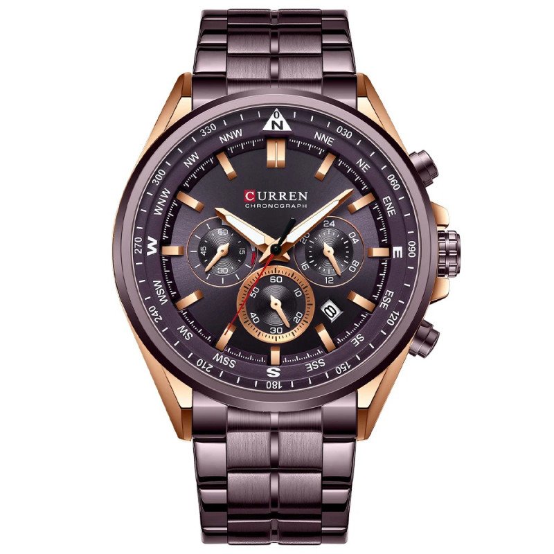 Curren 8399 Stainless Steel Men's Quartz Watch - Image 8