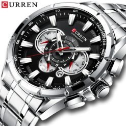 Curren 8363 Stainless Steel Men's Quartz Watch - Image 4