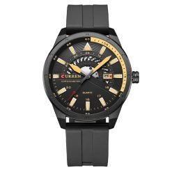 Curren Chronograph 8421 Silicone Band Men's Quartz Watch