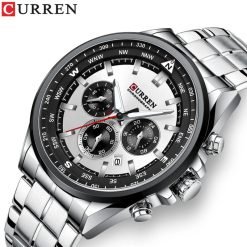 Curren 8399 Stainless Steel Men's Quartz Watch - Image 2