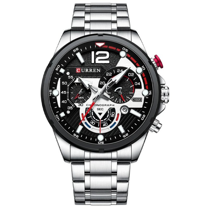 Curren 8395 Stainless Steel Men's Quartz Watch - Image 10