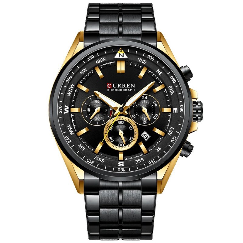 Curren 8399 Stainless Steel Men's Quartz Watch - Image 7