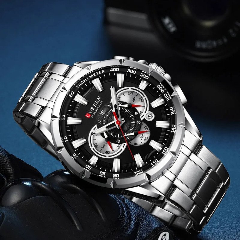 Curren 8363 Stainless Steel Men's Quartz Watch - Image 2