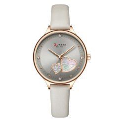 Curren Blache 9077 Leather Band Women's Quartz Watch - Image 7