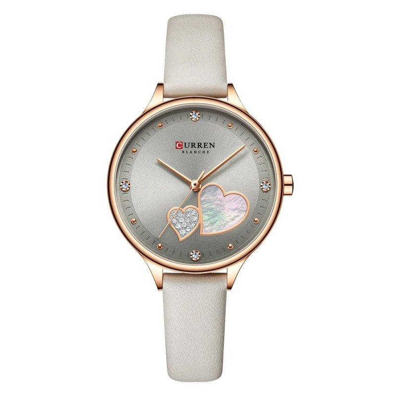 Curren Blache 9077 Leather Band Women's Quartz Watch - Image 7