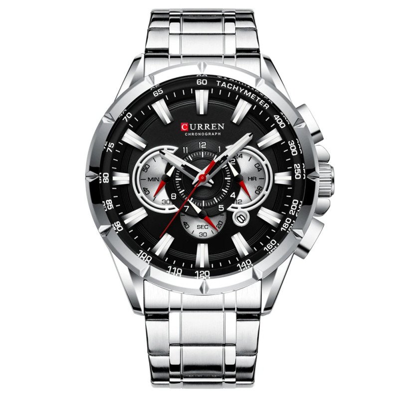 Curren 8363 Stainless Steel Men's Quartz Watch - Image 6