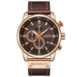 Curren 8291 Leather Band Men's Quartz Watch