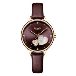 Curren Blache 9077 Leather Band Women's Quartz Watch - Image 10