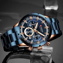 Curren 8355 Stainless Steel Men's Quartz Watch - Image 2