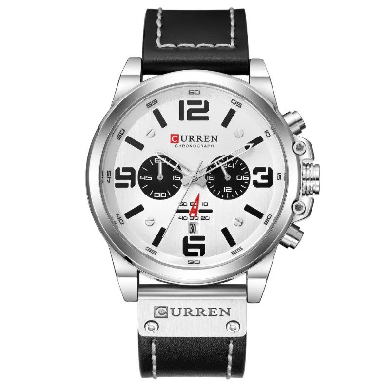 Curren 8314 Leather Band Men's Quartz Watch - Image 10