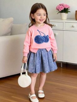 Baby Girl Top & Skirt Set