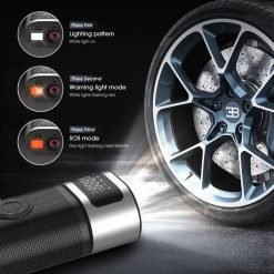 6000mAh Cordless Digital Tyre Inflator & Power Bank – Portable Air Compressor for Car, Bike & Motorcycle (150 PSI) - Image 4