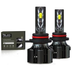 T6 Premium Automotive LED Headlights 6000K - Precision Beam | High Performance Cooling
