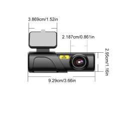 2K WiFi Mini Dash Cam with 24hr Parking Monitor & Hardwire Power Kit - Image 5
