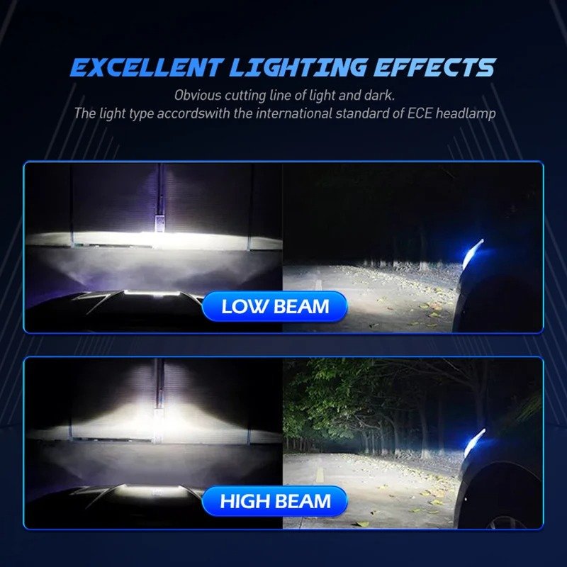 T6 Premium Automotive LED Headlights 6000K - Precision Beam | High Performance Cooling - Image 5